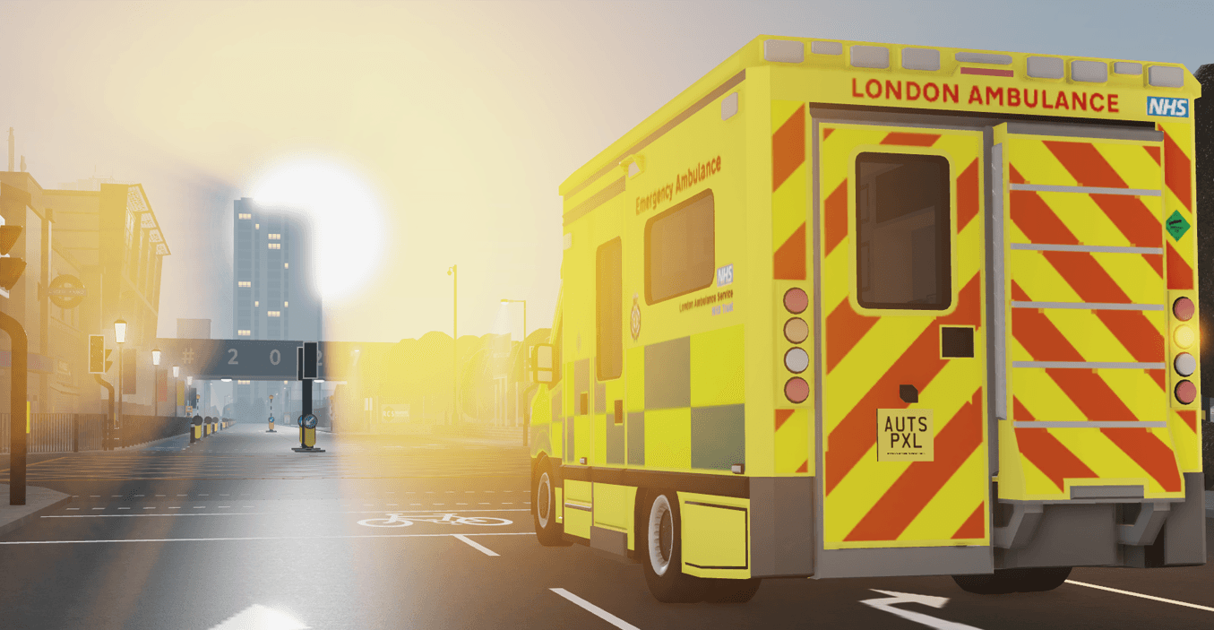 Ambulance Sunset