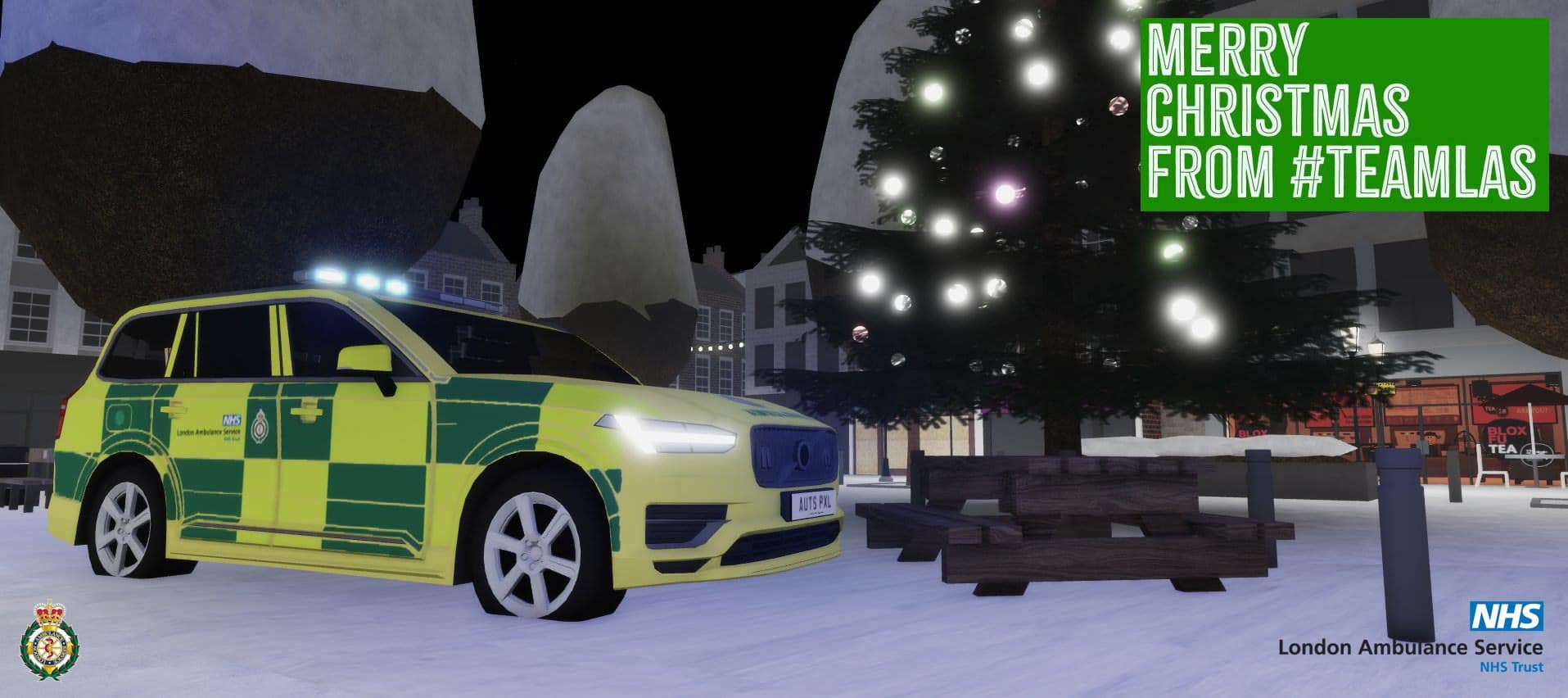 Merry Christmas from the London Ambulance Service