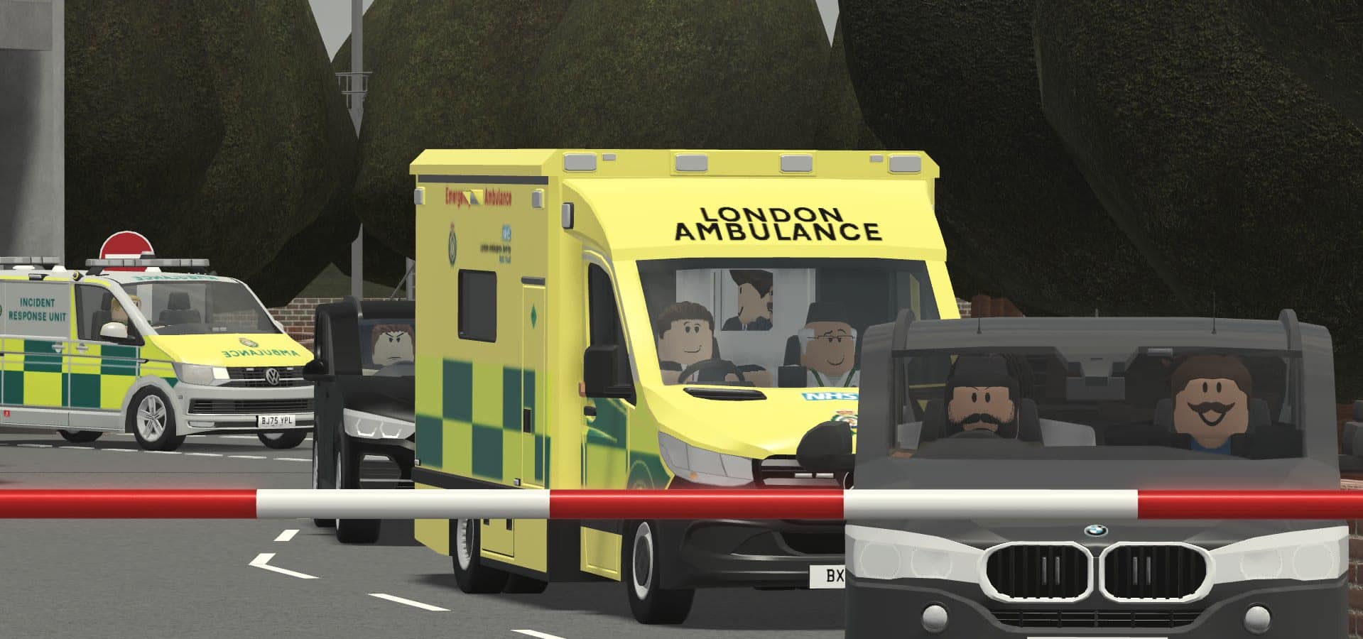 Prince Louis of Wales joins paramedics on shift