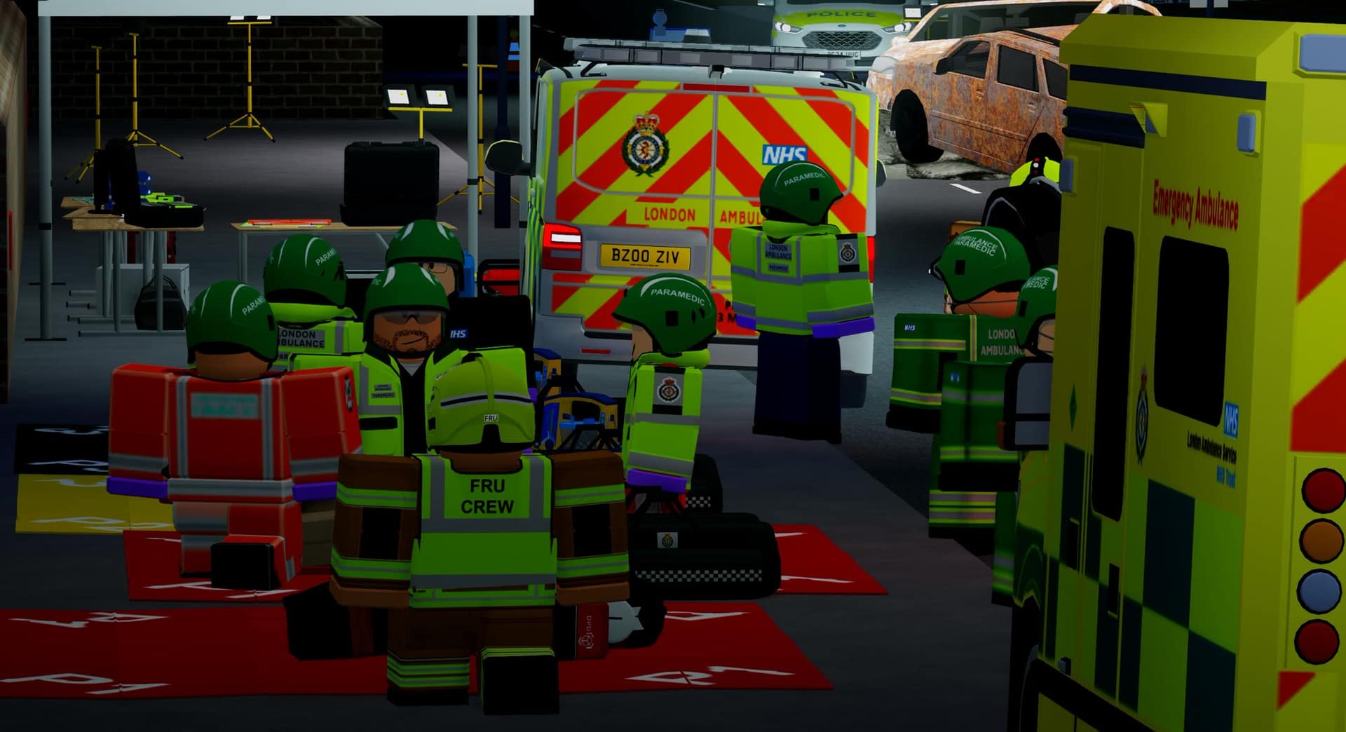 A day of major incidents: an explosion and a chemical leak