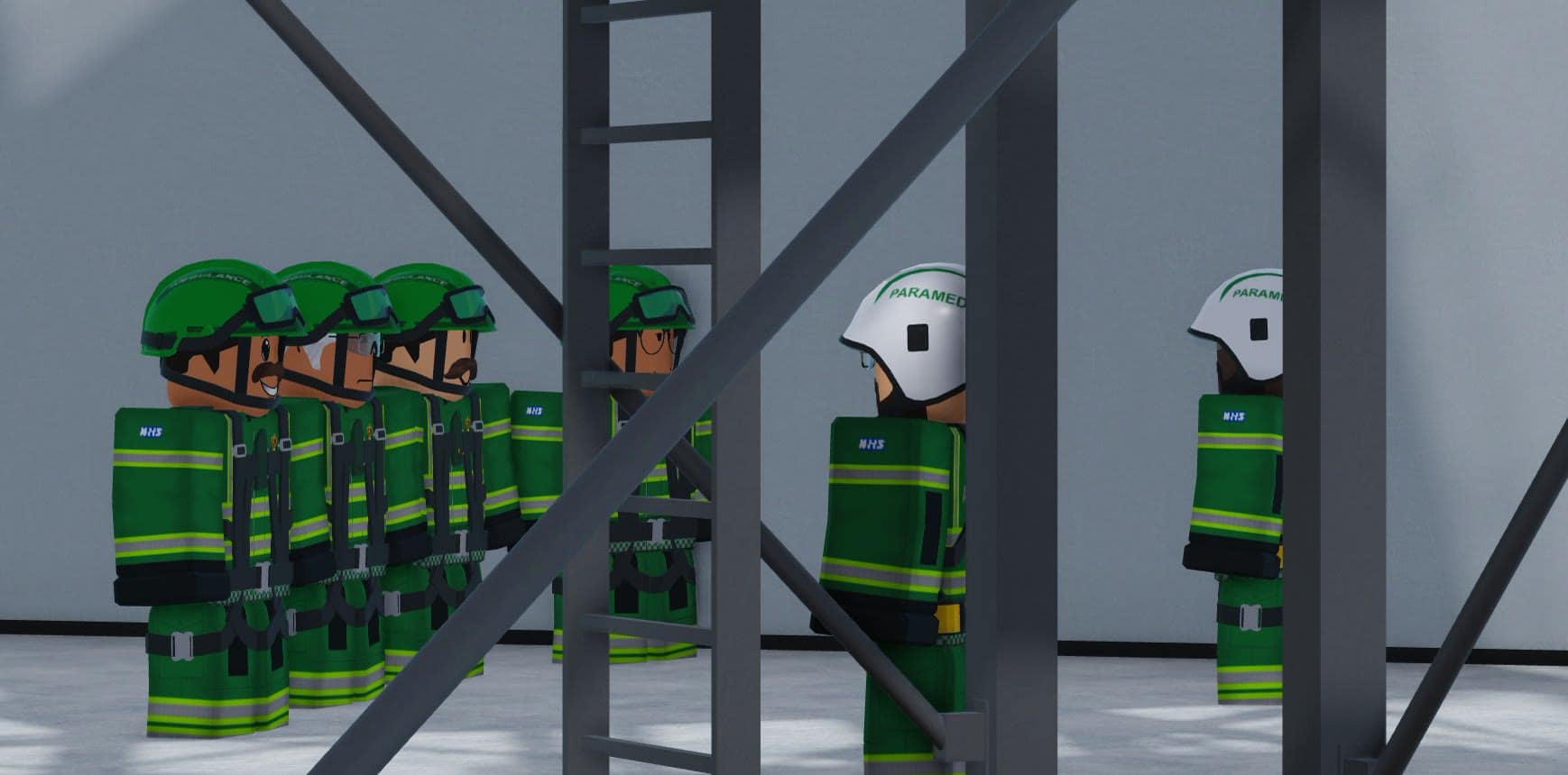 HART trains in rescues from height