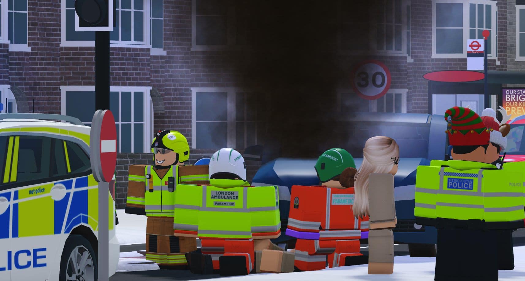 Serious road traffic collision late in the evening