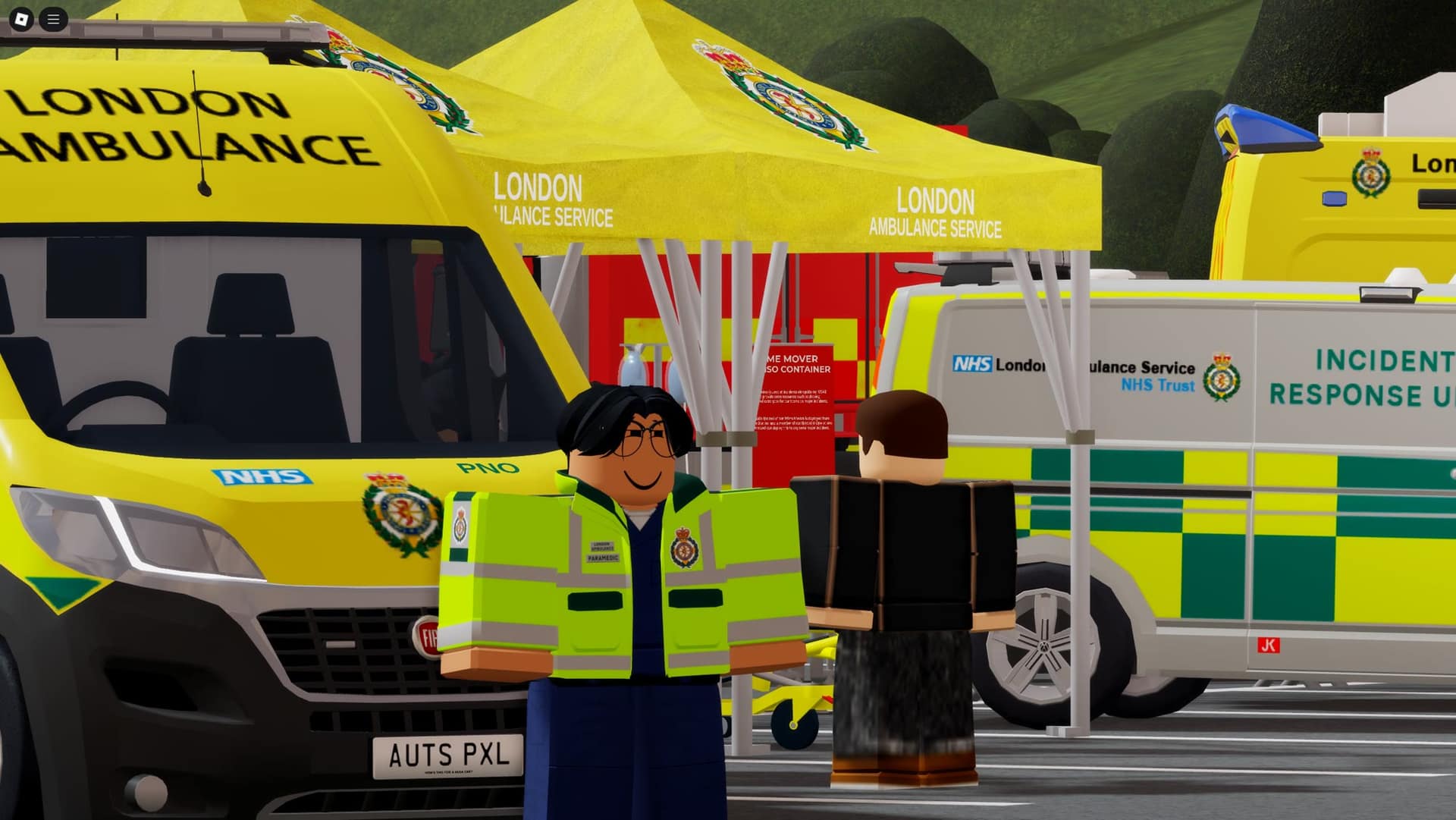 Tri-Service open day at St Matlock's Hospital