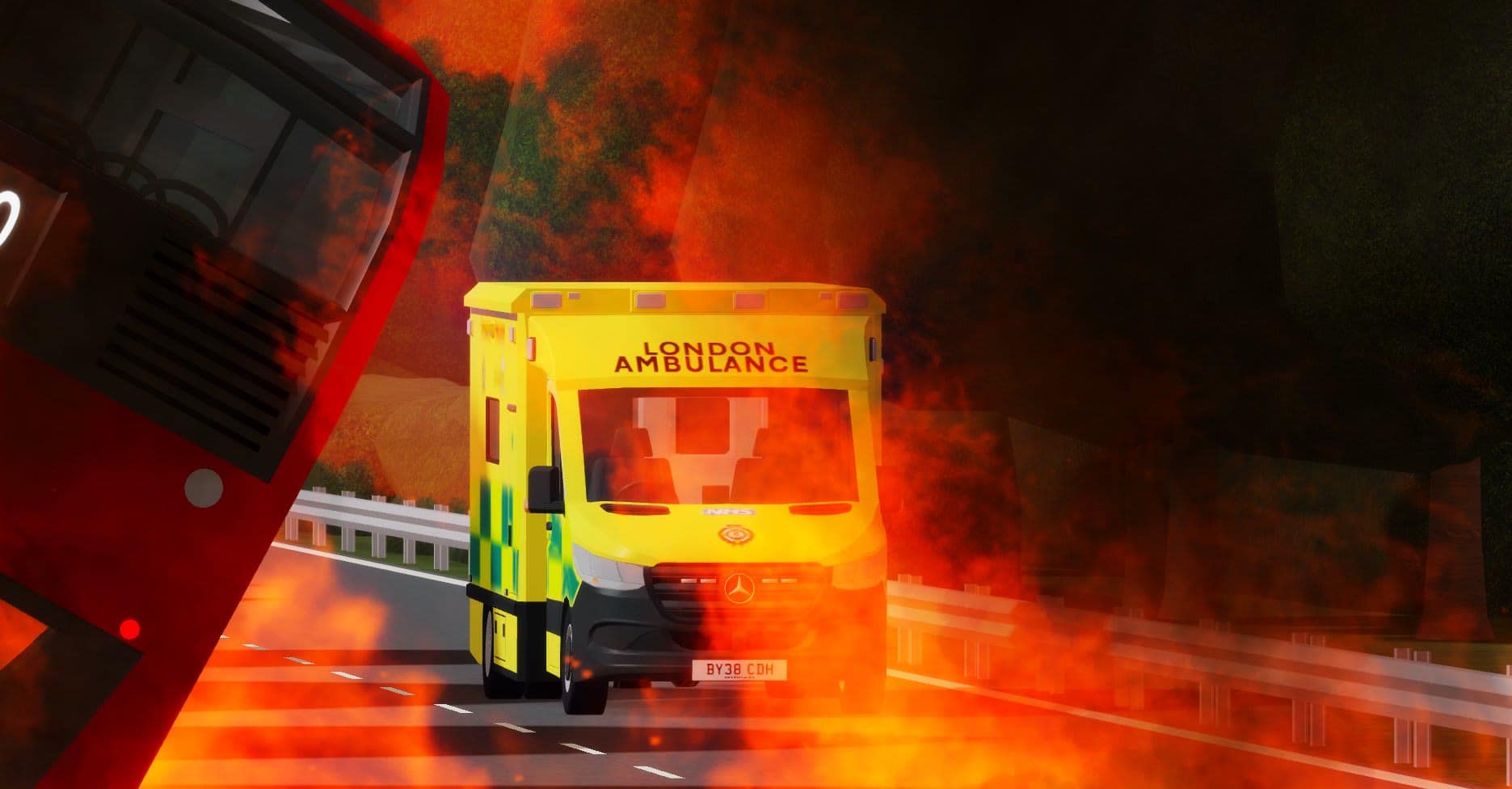 Major road traffic collision with the London Fire Brigade