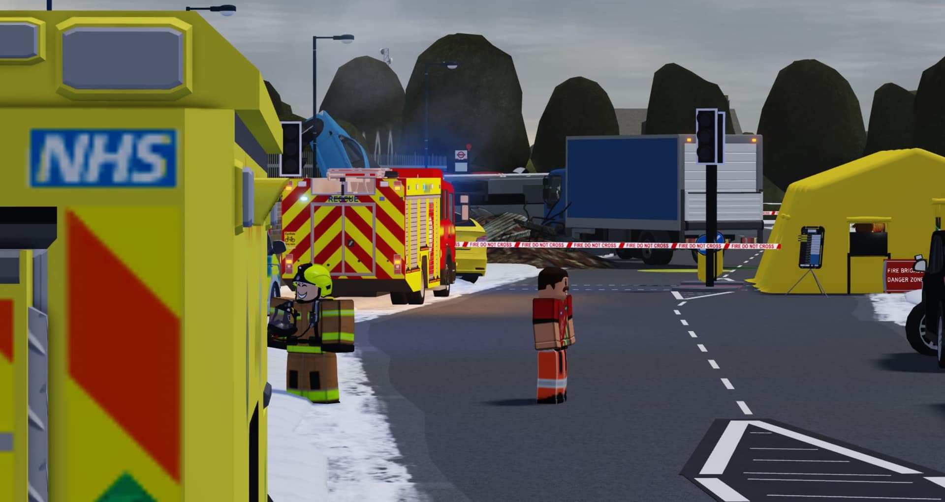 Major road traffic collision at Clayton Park